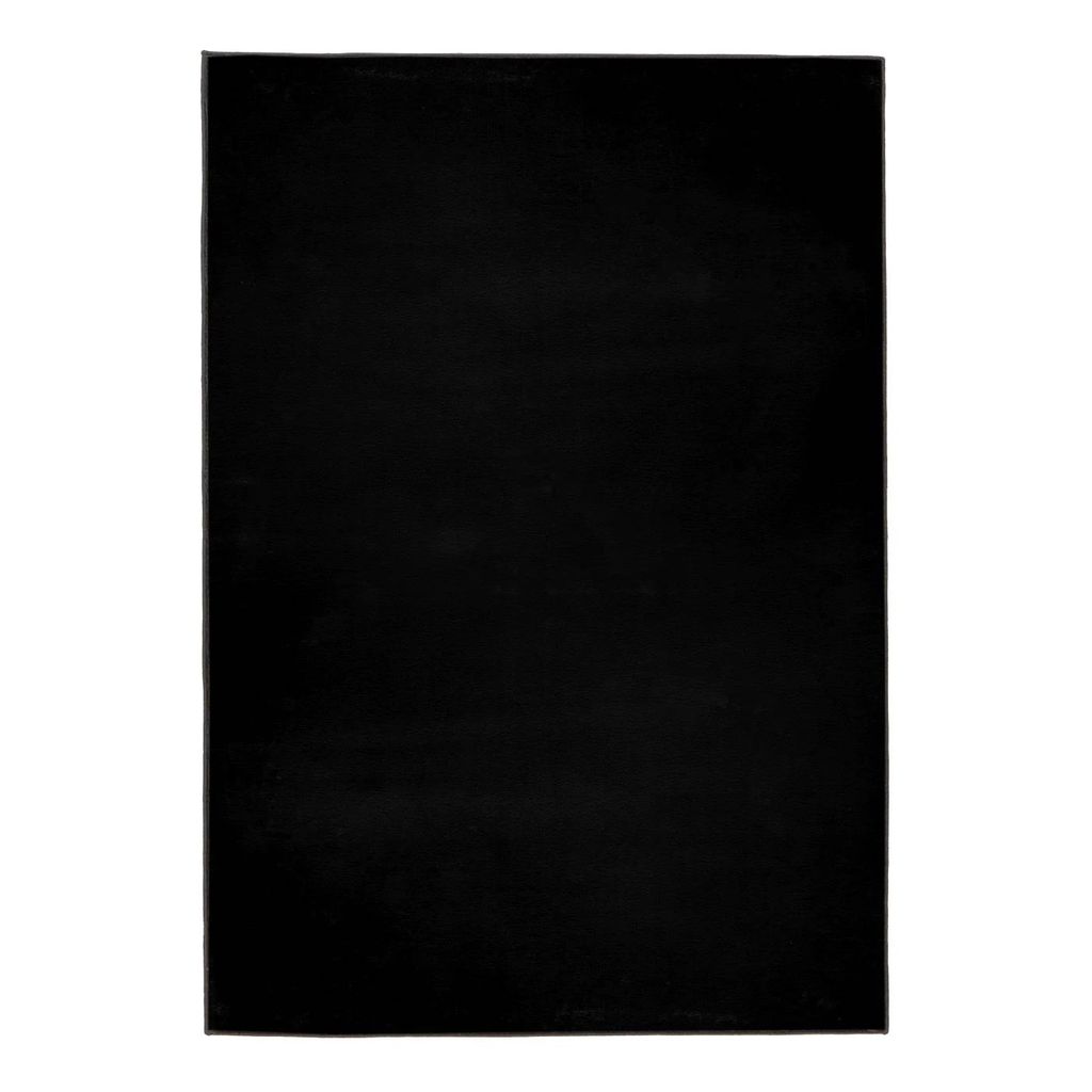 Szőnyeg, vékony, fekete, poliészter, 120x170 cm - AMBERLYN - Butopêa akciós termékkép 1